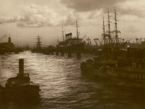Dans le port de Hambourg