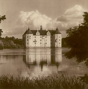 Château de Glücksburg près de Flensburg (Schleswig) (photo n/b)