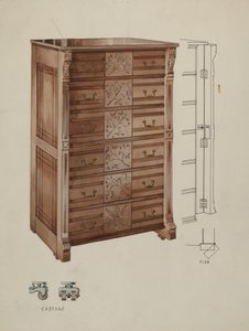Highboy, vers 1936