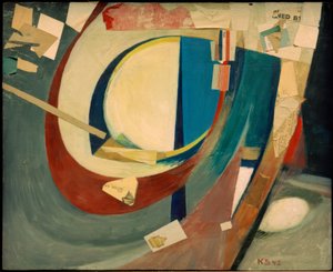 Image abstraite Skoyen II - Kurt Schwitters