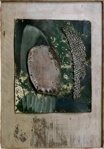 Assemblage brun et vert