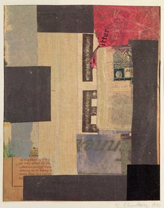 Collage, 1923 - Kurt Schwitters
