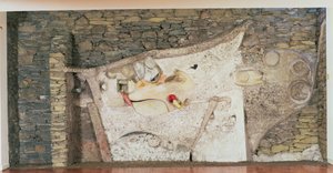 Relief mural "Merzbarn" - Kurt Schwitters