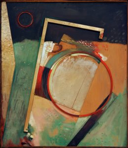 Sans titre (image avec anneau et cadre) - Kurt Schwitters