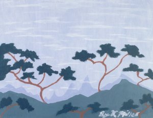 Mountain Peaks, 2004 (acrylique sur toile)