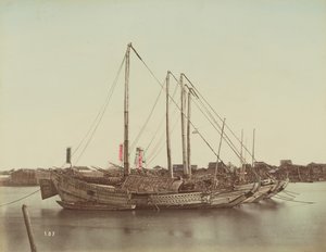 Jonques japonaises - Kusakabe Kimbei