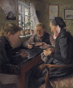 Un enfant rendant visite à ses grands-parents un dimanche - Laurits Andersen Ring