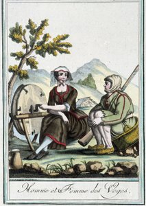 Homme et femme des Vosges