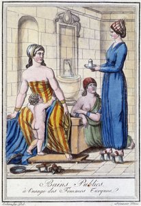 Bains publics pour les femmes turques - L.F. Labrousse