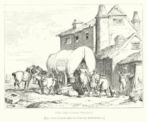 Le vieux chariot de scène - L. Huard
