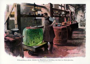 Fabrication de lentilles, Exposition universelle de Paris