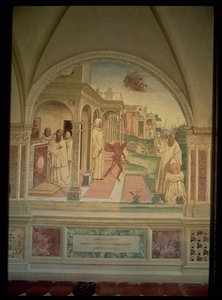 La Flagellation de Saint Benoît, de la Vie de Saint Benoît - L. Signorelli