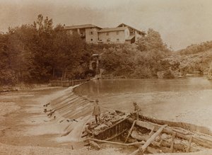 Album de la Première Guerre mondiale en Frioul-Vénétie Julienne : la rivière Natisone à Premariacco, Udine, Italie - L. Verdiani