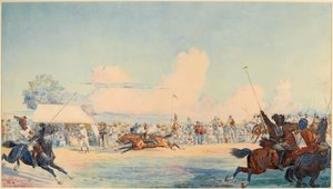 Compétition de tent-pegging des 10e Lanciers du Bengale