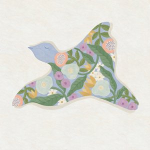 Fleurs de printemps et oiseau, 2023