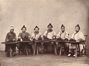 Récolte de thé, vers 1869