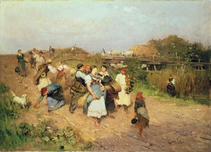 Moissonneurs rentrant chez eux, 1881