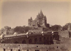 Le grand temple de Fort, Orcha [sic] - Lala Deen Dayal