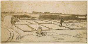 Exploitation du sel à Le Croisic, 1645