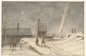 Comète au-dessus d