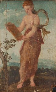 Femme avec panneau de texte