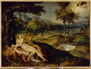 Jupiter et Io - Lambert Sustris