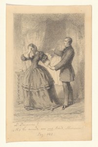 Couple au chevet de leur enfant mourant
