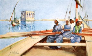 Vers Philae en felouque, 1908