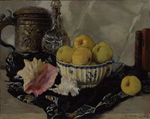 Nature morte. Coquillage et pommes, 1917