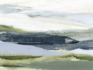 Paysage de montagne aux couleurs douces