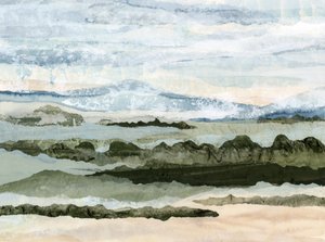 Paysage serein en couches