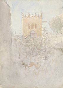 Beffroi à Strážky II., 1890-1910 - Laszlo Mednyanszky
