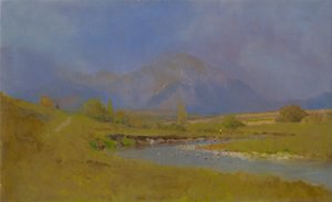Paysage de Podtatranská après la pluie de printemps - Laszlo Mednyanszky