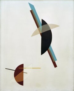 Sur fond blanc - Laszlo Moholy Nagy