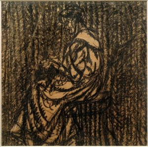 Sans titre (Femme faisant des travaux manuels)