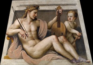Apollon avec Cupidon