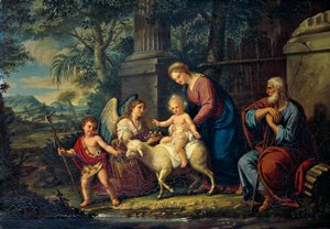 La Sainte Famille avec Saint Jean-Baptiste