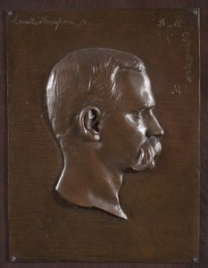 Portrait en relief du Dr. Stimson, c.1880 - Launt Thompson