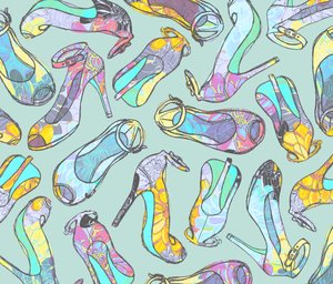 Talons aiguilles, 2012 (technique mixte)