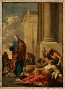 Saint Pierre guérissant les malades avec son ombre - Saint Peter heals the sick with his shadow ...