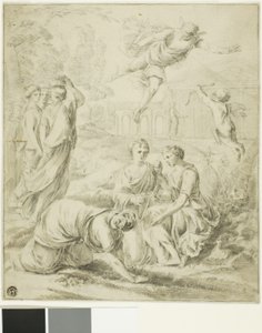 Étude pour Mercure et Hersé - Laurent de la Hyre