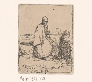 Bergère assise