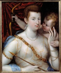 Vénus et Cupidon Peinture de Lavinia Fontana (1552-1614) 1592 Rouen, Musée des Beaux-Arts