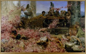 Die Rosen des Heliogabalus von Lawrence Alma-Tadema