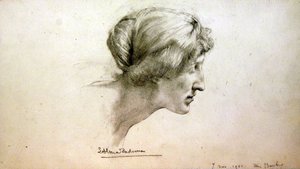 Étude de portrait de Miss Barber