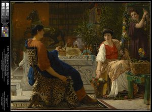 Préparatifs pour les festivités (La couronne de fleurs)