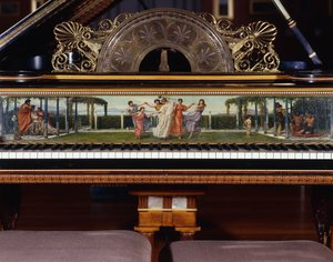 Un pianoforte très important conçu par Sir Lawrence Alma-Tadema, action par Steinway New York. Construit en 1887.