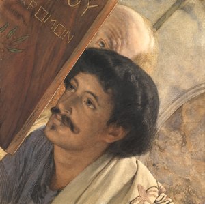 Charles Deschamps, avec Henry Wallace regardant, 1874 - Lawrence Alma Tadema