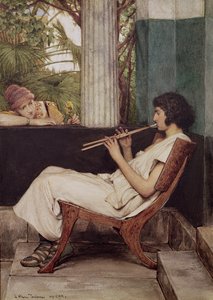 La musique a des charmes - Lawrence Alma Tadema