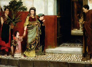 Retour du marché - Lawrence Alma Tadema